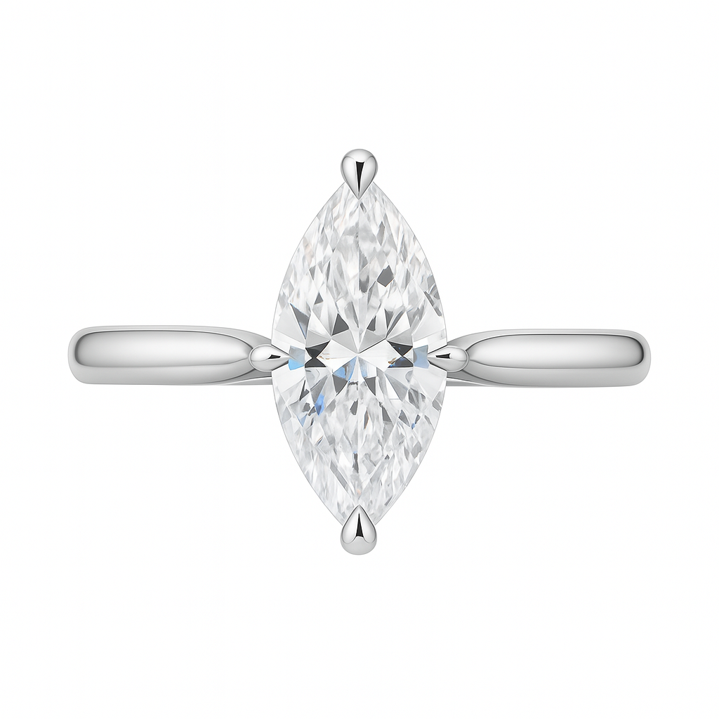 Marquise Moissanite Ring
