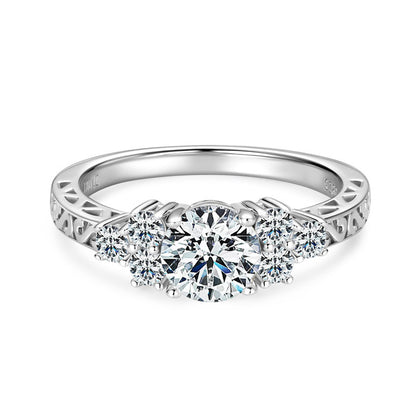 Adele Moissanite Engagement Ring