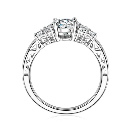 Adele Moissanite Engagement Ring