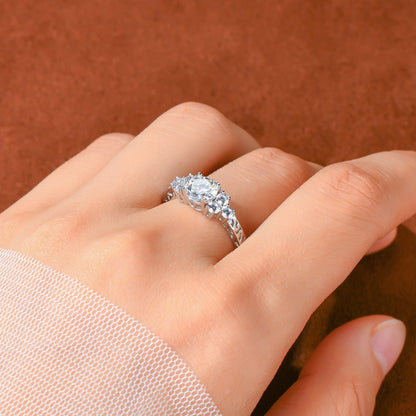 Adele Moissanite Engagement Ring