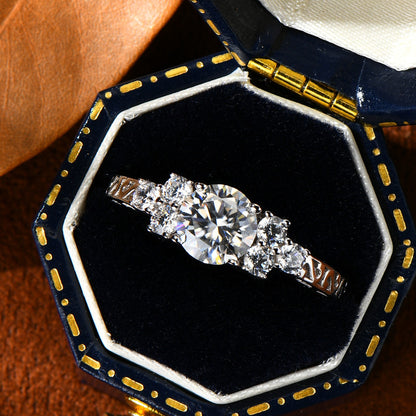 Adele Moissanite Engagement Ring