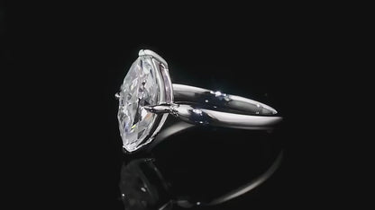 Marquise Moissanite Ring